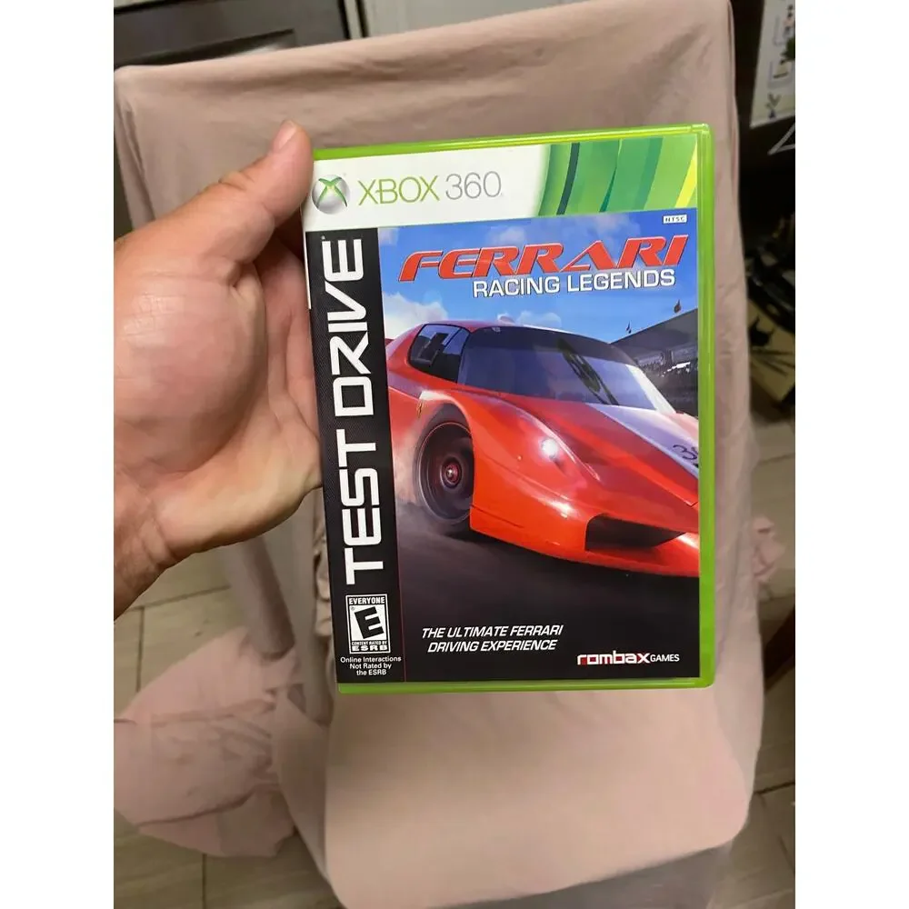 Test Drive Ferrari Racing Legends (Microsoft Xbox 360, 2012) CIB Complete In Box